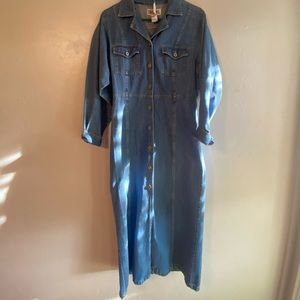 Vintage denim dress